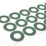 26650 Battery Positive Insulation Gasket Barley Paper Li Cell Insulating Glue Patch(Pack of 36)