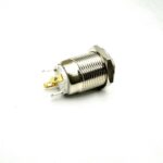 High Head 12MM 12-24V Power Non-Latching Blue Led Light Waterproof Metal Push Button Switch - Image 8