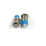 Flat Head 12MM 3-6V Power  Latching Red Led Light Waterproof Metal Push Button Switch - Image 2