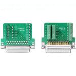 DB25 Female PCB Board with cover and side pins - Image 3