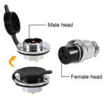 GX-25 3 Pin Metal Male Female Panel Connector - Image 4