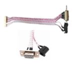 DB9 8Pin 2.0mm Pitch Cable with Power Connector 20cm for DWIN Smart LCD Display TFT LCM