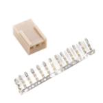 2510 3 Pin Female Housing 2.54mm Pitch with Crimping Connectors - 5 Pcs - Image 2