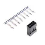 Dupont 2*4 Pin Female Header with Female Crimp Pins 2.54mm Pitch (PACK OF 5)