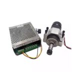 Air Cooled Spindle CNC 500W Spindle Motor + 52mm Clamps + Power Supply Speed Governor For DIY CNC