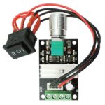 DC 6V 12V 24V 28V 3A 80W DC Motor Speed Controller PWM Speed Adjustable DC Motor Driver Forward Reverse Switch