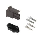 Molex 2 Pin 3mm Pitch Micro-Fit Male Female Connector Housing With Crimping Pins (2 Set)