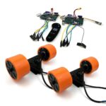 4WD Electric 4 Wheels Skateboard Hub Motor Conversion Kit For Electronic Longboard Four 90mm Motor Wheel Drive Remote