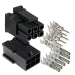 Molex 6 Pin 3mm Pitch Micro-Fit Male Female Connector Housing With Crimping Pins (1 Set)