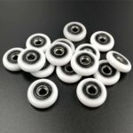 Nylon Plastic Bag Roller Bearing 5mm ID x 25mm Dia x 5.5 mm Thickness