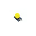 Yellow Electronic Building Blocks Big Key Button Module High Level Output