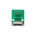 FFC / FPC 10 Pin Adapter Board 1mm to 2.54mm Soldered Connector