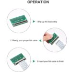 FFC / FPC 20 Pin Adapter Board 1mm to 2.54mm Soldered Connector - Image 2