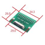 FFC / FPC  24 Pin Adapter Board 0.5mm to 2.54mm Soldered Connector - Image 2