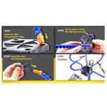 6 Flexible Arms Soldering Station With Swiveling Alligator Clip - Image 4