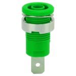 Green Female Banana Socket  4 mm  - 1000V, 24A - Image 2