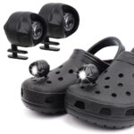Headlights For Shoes Waterproof Shoes Lights Charms For Dog Walking Night Running Hiking Fishing For Crocs Lasting 48hours Glow - (2 Pcs Set)