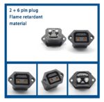 E Bike Charging Connector Anti-sparking 50A FB2107 2+6 Pin Energy Storage Power Connector - Image 3