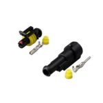 1 Pin Waterproof JHD Automobile  Electrical Wire Connector Terminals ( Male + Female )