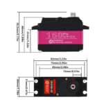 Servo 150KG RDS51150 180Degree Metal Gear Digital Servo Motor Arduino High Torque - Image 3