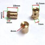 Short Coupling for Robot Smart Car Wheel – 4 mm Length: 18mm - Image 4