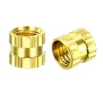 Insert Nut M5 X 4mm Brass Heat set Threaded Round ( Pack of 25)