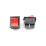 16A 250V DPDT ON-OFF Rocker Switch illuminated with light