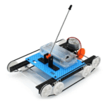 DIY Blue Interesting Tank Toy Assembly Kit