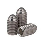 Grub Screw M3 8mm SS304 Stainless Steel Hexagon Socket Spring Ball Plunger Point Set Screws Headless Screws