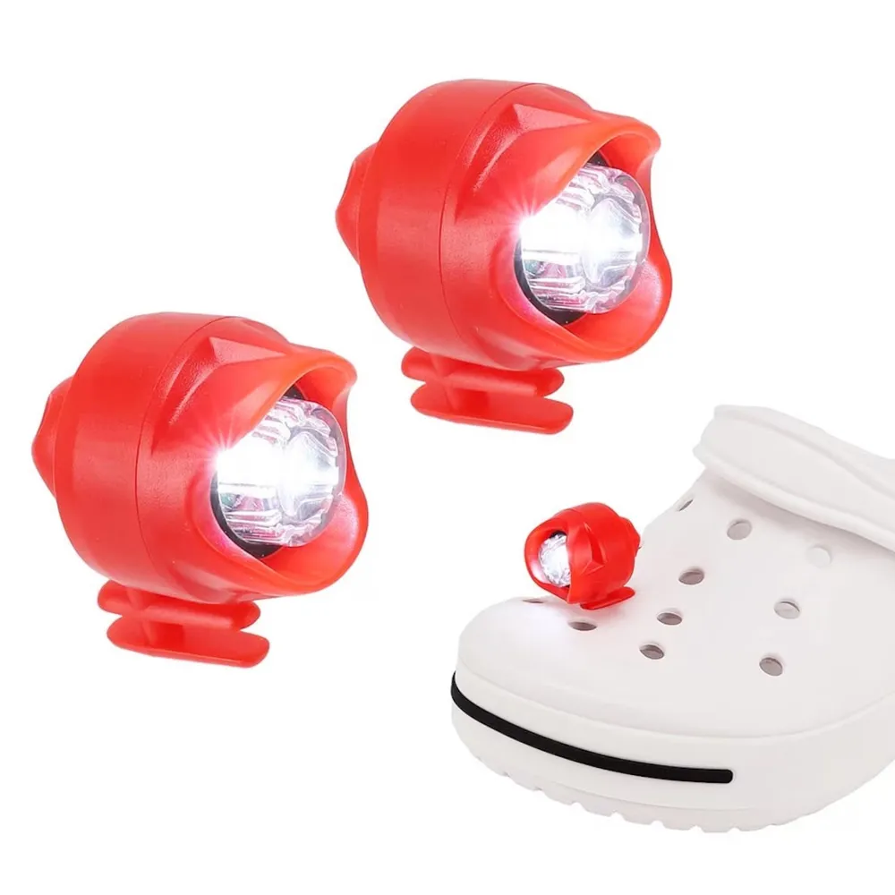 Headlights For Shoes Waterproof Shoes Lights Charms For Dog Walking Night  Running Hiking Fishing For Crocs Lasting 48hours Glow – (2 Pcs Set)