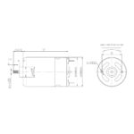 RS555 5000RPM 24V Dc Motor - Image 3