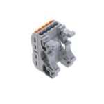 5-to-5 Wiring Block Quick Connector with Din Rail Supports - Image 4