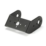 U Shape Angular Bracket For Robotic Arm Servo Motor Silver/Black 