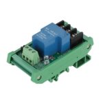 1 Channel Relay Module 30A with Optocoupler Isolation 24V Supports High and Low Triger with Guide Rail