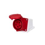 16 Amp 5 Pin Industrial Socket 220-250V Weatherproof IP44 4P+E 3Phase 16A