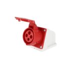 16 Amp 4 Pin Industrial Socket 220-250V Weatherproof IP44 3P+E 3Phase 16A