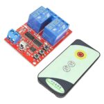 DC 5V 2 Channel IR Infrared Remote Control Switch High-current Relay Module Board LED Status Indicator - Image 4