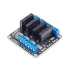 4 Channel 24V Relay Module Solid State Low Level SSR DC Control 250V 2A with Resistive Fuse