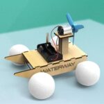 Amphibious Vehicle Assembly Set Model Children Scientific Experiment Equipment Set Diy Kit Of MDF