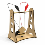 Monkey Electromagnetic Swing Assembly Set Model Children Scientific Experiment Equipment Set Diy Kit Of MDF - Image 3