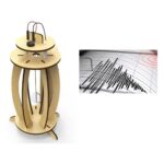 Earthquake detector Assembly Model DIY Kit Of MDF
