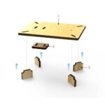 Electric Energy Conversion Wind Energy Assembly Model DIY Kit Of MDF - Image 5