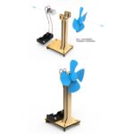 Electric Energy Conversion Wind Energy Assembly Model DIY Kit Of MDF - Image 2