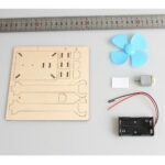 Electric Energy Conversion Wind Energy Assembly Model DIY Kit Of MDF - Image 4