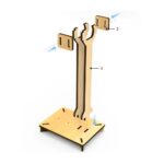 Electric Energy Conversion Wind Energy Assembly Model DIY Kit Of MDF - Image 6