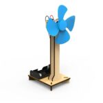Electric Energy Conversion Wind Energy Assembly Model DIY Kit Of MDF