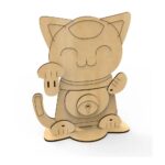 Lucky Cat Children's Scientific Experimental Equipment Set Diy Kit Of MDF