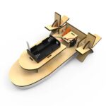 Paddle Steamer Boat Assembly Model DIY Kit Of MDF