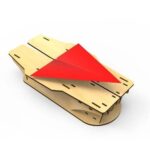 Paper Plane Launcher Assembly Model DIY Kit Of MDF