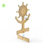 Single Pendulum Clock Assembly Set for Children's Scientific Experimental Equipment Set Diy Kit Of MDF - Image 6